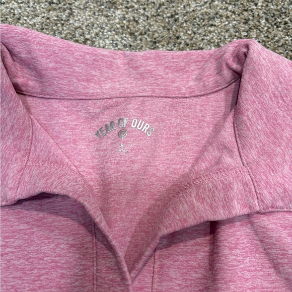 Year of ours pink collared sleeveless top small nwot - Picture 2 of 4